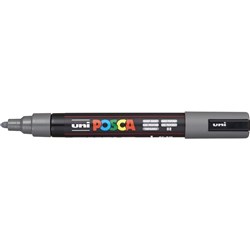 Uni PC-5M Posca Paint Marker 2.5mm Medium Deep Grey