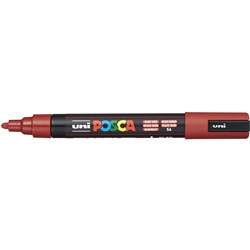 Uni PC-5M Posca Paint Marker 2.5mm Medium Ruby Red