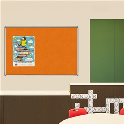 Visionchart Vertiface Pinboard 900 x 600mm Smooth Velour Autex Colour of Choice