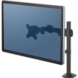 Fellowes Monitor Arm Reflex Series Single Black