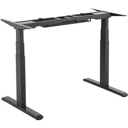 Ergovida Electric Height Adjustable Frame Only W1000-1700mm Black