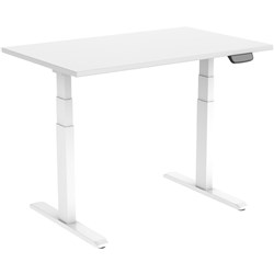 Ergovida Electric Desk Height Adjustable 1500 x 750 White & White