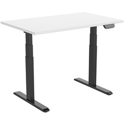 Ergovida Electric Desk Height Adjustable 1800 x 750 White & Black