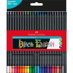 Faber-Castell Black Edition Colouring Pencils Box of 24