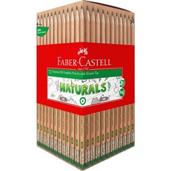 Faber-Castell Graphite Pencil Naturals HB Box of 72