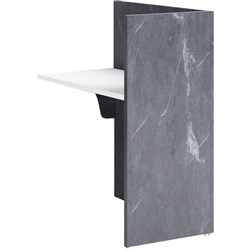 Sorrento Reception Counter W900 x D600 x H1150mm *Return Only* Marble Charcoal