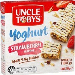 Uncle Toby's Strawberry Yoghurt Muesli Bar 185g 185g