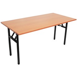 Rapidline Steel Folding Table 1800mmW x 900mmD Beech
