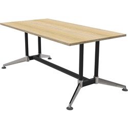 Typhoon Meeting Table 1800mmW x 900mmD Natural Oak Top