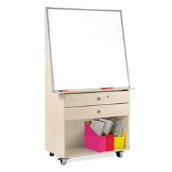 Big Book Teaching Centre Mobile Whiteboard Easel With Storage