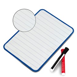 Visionchart A4 Whiteboard Magnetic Doublesided Plain and Lined