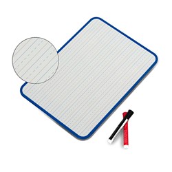 Visionchart A3 Whiteboard Magnetic Doublesided Plain and Dotted Thirds