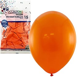 Alpen Balloons 25cm Orange Pack of 15