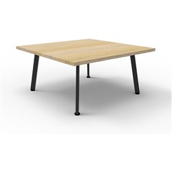 Eternity Coffee Table 900 x 900mm D Natural Oak & Black