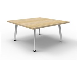 Eternity Coffee Table 900 x 900mm D Natural Oak & White