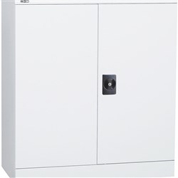 Go Steel Storage Cupboard 1015H x 910W x 450mmD White