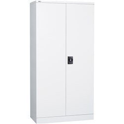 Go Steel Stationery Storage Cupboard 1830H x 910W x 450mmD White