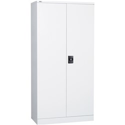 Go Steel Stationery Storage Cupboard 2000H x 910W x 450mmD White