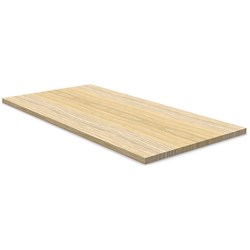 Rapid Rectangle Top 1200W x 600D Natural Oak