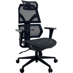 K2 NTR Sonic Boom Executive Mesh Chair with Headrest