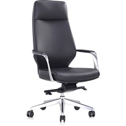 NTS Brighton Executive Chair High Back Black Leather