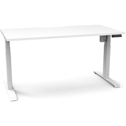 Boost Light Electric Desk Height Adjustable 1500 x 750 White/White