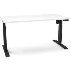 Boost Light Electric Desk Height Adjustable 1500 x 750 White/Black