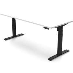 Boost Light Electric Desk Height Adjustable 1800 x 750 White/Black
