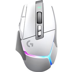 Logitech G502X Wireless Mouse Plus Gaming White
