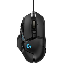 Logitech G502 Wired Mouse Hero High Performance Gaming Black