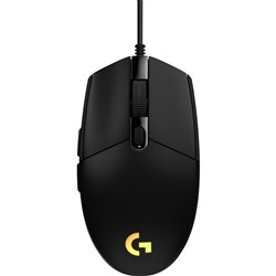 Logitech G203 Wired Mouse LightSync Gaming Black