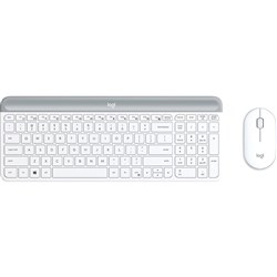 Logitech MK470 Wireless Combo Slim Keyboard and Mouse White