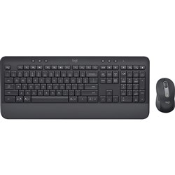 Logitech MK650 Wireless Combo Signature Keyboard and Mouse Graphite