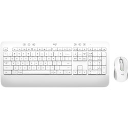 Logitech MK650 Wireless Combo Signature Keyboard and Mouse White