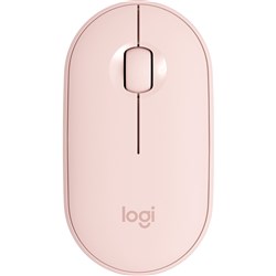 Logitech M350 Wireless Mouse Slim Pebble Rose