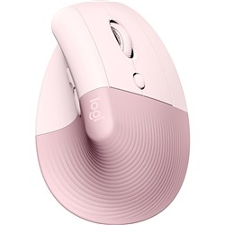 Logitech Lift Wireless Mouse Vertical Ergonomic Rose