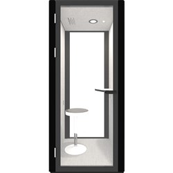 B.Quiet Acoustic Single Pod 1 Person Black