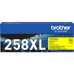 Brother TN258XLY Toner Cartridge Yellow 2300pg