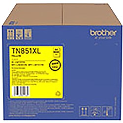 Brother TN851XLY Toner Cartridge High Yield Yellow 9,000 pages