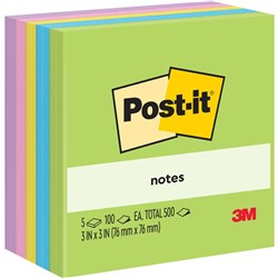 Post-it Notes 76x76mm Floral Fantasy 654-5UC Pack of 5