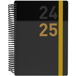 Collins Delta Financial Year Diary A5 Week To View Yellow