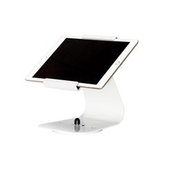 POS-mate Tablet Stand Universal 180 Degree Swivel Gloss White