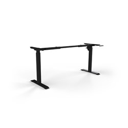 Q-Stand Electric Desk Height Adjustable Frame Only Black
