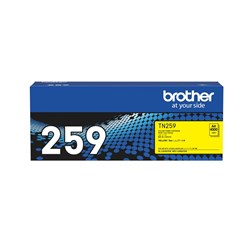 Brother TN-259Y Toner Cartridge Super High Yield Yellow 4500 pages