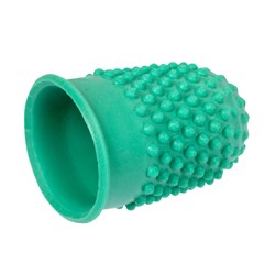 Rexel Thimblettes Size 0 Green Finger Cones Pack of 10