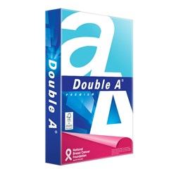 Double A Premium Copy Paper A4 80gsm White Ream of 500