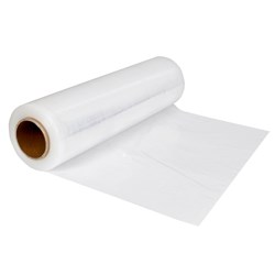Marbig Professional Blown Hand Film Roll 500mm x 300m 17 Micron Clear Carton Of 4