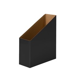 Creative Kids Magazine Boxes Cardboard Black Pack of 5