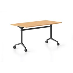 Typhoon Flip Top Table 1800W x 750D Beech Top Black Frame