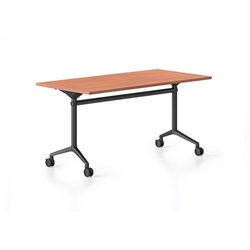 Typhoon Flip Top Table 1800W x 750D Cherry Top Black Frame